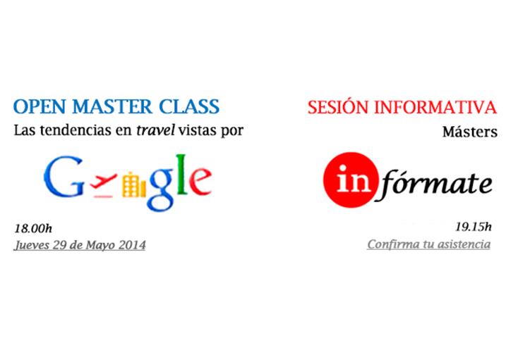 Open Class de Google y Sesión informativa Màsters CETT-UB